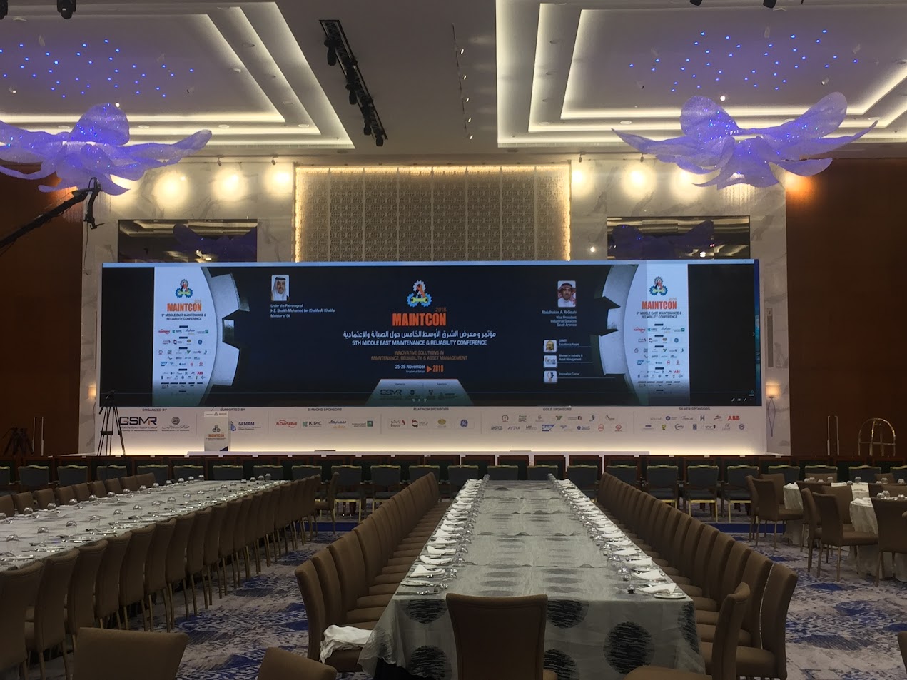 Staging Setup for Bahrain Event