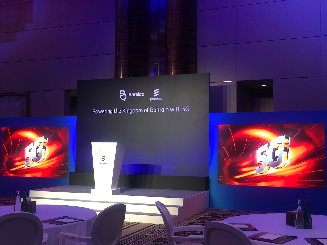 Staging for Bahrain Concert